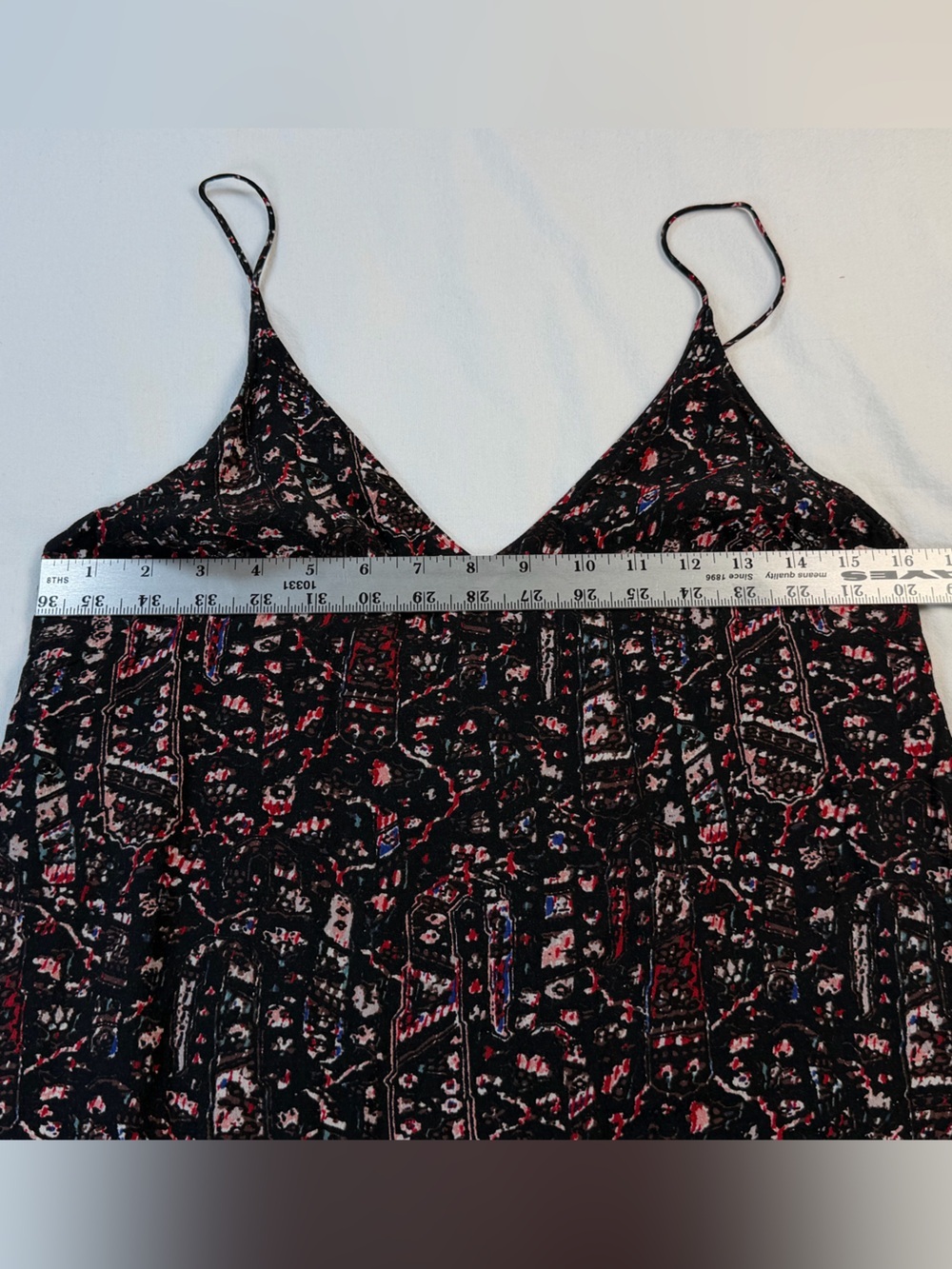 Aritzia Wilfred Free Boho Floral Spaghetti Strap Mini Dress Size Small - Picture 4 of 11